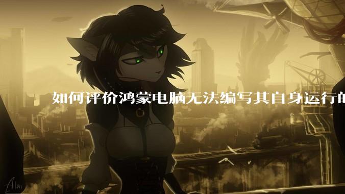 如何评价鸿蒙电脑无法编写其自身运行的程序？